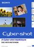 A Cyber-shot kézikönyve DSC-W270/W275/W290. Tartalomjegyzék. szerinti kereső. Működés. MENU/beállítások keresése. Index
