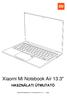 Xiaomi Mi Notebook Air 13.3 HASZNÁLATI ÚTMUTATÓ. Xiaomi Mi Notebook Air 13.3 Manual HU v oldal