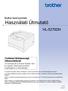 Használati Útmutató HL-5270DN. Brother lézernyomtató. Csökkent látóképességű felhasználóknak