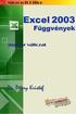 Dr. Pétery Kristóf: Excel 2003 Függvények