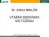 Dr. SISKA MIKLÓS UTAZÁSI SZOKÁSOK VÁLTOZÁSAI. I. Magyar Közlekedési Konferencia - Eger,