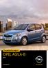 Termékinformáció. Termékinformáció OPEL AGILA-B.