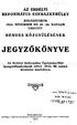 AZ ERDÉLYI REFORMÁTUS EGYHÁZKERÜLET KOLOZSVÁRON NOVEMBER HÓ NAPJAIN TARTOTT RENDES KÖZGYŰLÉSÉNEK JEGYZŐKÖNYVE