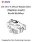 Benzin Motor (Függőleges tengely) Kezelői Kézikönyv