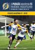 A PUSKÁS akadémia FC hivatalos műsorfüzete