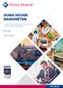 duna house Barométer szám október A legfrissebb ingatlanpiaci információk a Duna House hálózatából