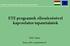 ETE programok ellenőrzésével kapcsolatos tapasztalatok