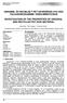 ORIGINÁL ÉS RECIKLÁLT PET KEVERÉKEK FOLYÁSI TULAJDONSÁGAINAK TANULMÁNYOZÁSA INVESTIGATION OF THE PROPERTIES OF ORIGINAL AND RECYCLED PET RAW MATERIAL