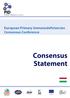 European Primary Immunodeficiencies Consensus Conference Consensus Statement