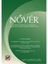 N VÉR AZ ÁPOLÁS ELMÉLETE ÉS GYAKORLATA JOURNAL OF NURSING THEORY AND PRACTICE A TARTALOMBÓL: