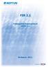 FIR 2.1. Felhasználói dokumentáció verzió 2.1. Budapest, 2012.