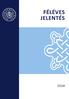 FÉLÉVES JELENTÉS 2O18