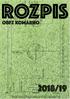 ROZPIS. majstrovských futbalových súťaží. Oblastný futbalový zväz Komárno. Elektrárenská 1, Komárno. OBFZ Pre súťažný ročník 2018/2019.