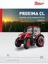 PROXIMA CL HASZNÁLATI ÉS KARBANTARTÁSI UTASÍTÁS 09/2018. Ha traktor, akkor Zetor óta.