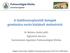 A tüdőtranszplantált betegek gondozása során kialakult malnutrició Dr Bohács Anikó phd. Egyetemi docens Semmelweis Egyetem Pulmonológiai Klinika