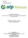 Adatkezelési tájékoztató Az OTP Bank Nyrt. Regionális Treasury Igazgatóságának Értékesítési Üzletszabályzatához