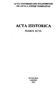 ACTA UNTVERSITATIS SZEGEDIENSIS DE ATTILA JÓZSEF NOMINATAE. ACTA fflstorica