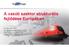 A vasúti szektor strukturális fejlődése Európában