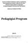 Pedagógiai Program 2013.