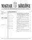 151. szám A MAGYAR KÖZTÁRSASÁG HIVATALOS LAPJA. Budapest, no vem ber 18., péntek TARTALOMJEGYZÉK. Ára: 1472, Ft. Oldal