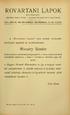 ROVARTANI LAPOK. Mocsáry Sándor. A Rovartani Lapok'' ezen számát szerkesztbizottsága KÜLÖNÖS TEKINTETTEL A HASZNOS ÉS KÁRTÉKONY ROVAROKRA