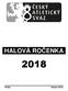 HALOVÁ ROČENKA. Praha březen 2018