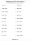 Multiplying Roman Numerals (A) Answer each question in Roman numerals.