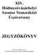 XIV. Hódmezővásárhelyi Szenior Nemzetközi Úszóverseny JEGYZŐKÖNYV