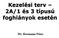 Kezelési terv 2A/1 és 3 típusú foghiányok esetén. Dr. Hermann Péter