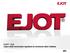 EJOT - FLD Lapos tetők mechanikai rögzítései és lezuhanás elleni védelme. EJOT Holding GmbH & Co. KG 2014 Folie 1