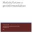 Matlab/Octave a geoinformatikában