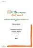 CIB ALTERNATÍV ENERGIA TŐKEVÉDETT SZÁRMAZTATOTT ALAP. Féléves jelentés. CIB Befektetési Alapkezelő Zrt. Forgalmazó, Letétkezelő: CIB Bank Zrt.
