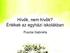 Hívők, nem hívők? Értékek az egyházi iskolákban. Pusztai Gabriella