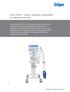 Evita V300 Intenzív osztályos lélegeztetés és légzésmonitorozás