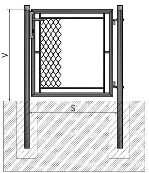 K KAPUK ÉS KISKAPUK GARDEN Egyszárnyú és Kétszárnyú kapu Tartozékok: Oszlopok - (egyszárnyúnál) ZN+PVC köroszlop (2db) ø 60mm x 2,00mm - (kétszárnyúnál) ZN+PVC köroszlop (2db) ø 76mm x 2,00mm