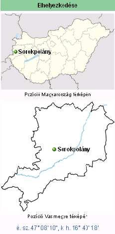 A település bemutatása Sorokpolány község Vas megyében, a Szombathelyi kistérségben Elhelyezkedése A Gyöngyös-sík déli peremén, a Sorok-patak jobb partján emelkedő magaslaton fekszik.