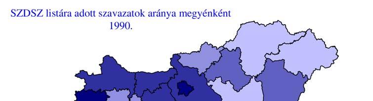MDF-re meg a FIDESZ-re szavazók álltak hozzájuk a legközelebb. (Hahn, Lázár 1991:42) 1.