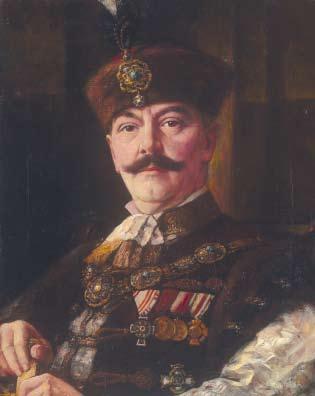 Felsővízközi SZEPESHÁZY IMRE jogi doktor Kurt Max, 1944 Magántulajdon, vászon, olaj Nemes Szepesházy Nándor 1848-1849-es huszár alezredes és nemes Kardos Ágnes fia. Tartalékos gyalogos hadnagy.
