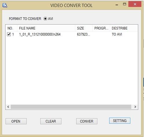 1.11 Felvétel konvertálása Indítsuk el a Video Converter Tool programot.