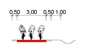 1.1.2. B-6-0 nyomvonalszakasz (Biatorbágy, 3.1. He jelű helyszínrajz) B-6-0 HOSSZ [m] KIALAKÍTÁS VÍZELVEZETÉS 1253 Önálló kerékpárút nyílt árok 285 Kerékpáros nyom zárt