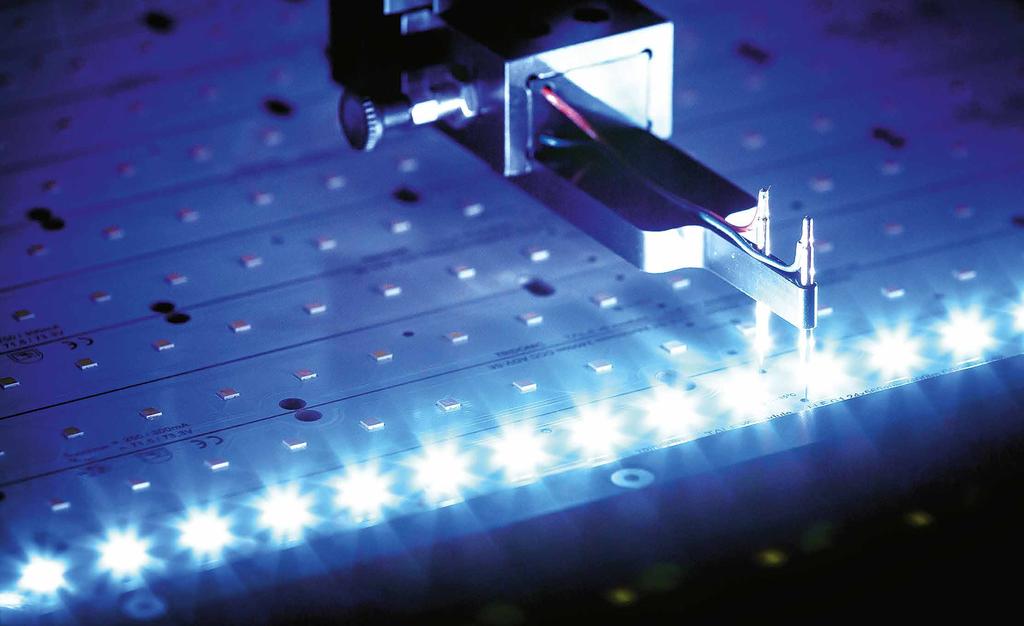 Jóval az átlag feletti végellenőrzések Mielőtt a LED-modulok elhagynák a gyártó létesítményt, egy sor intenzív végellenőrzésen esnek át.
