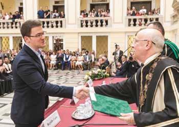 Gabriella Kovalecz was honored for her outstanding work in the theoretical and practical training of students and in the organization of education with the Outstanding Lecturer of the Faculty of
