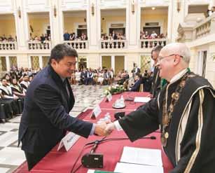 Dr. Zsanett Fülöp, President of the Student Council of the Faculty of Dentistry, was awarded the Honorary Diploma for outstanding professional, community activities.