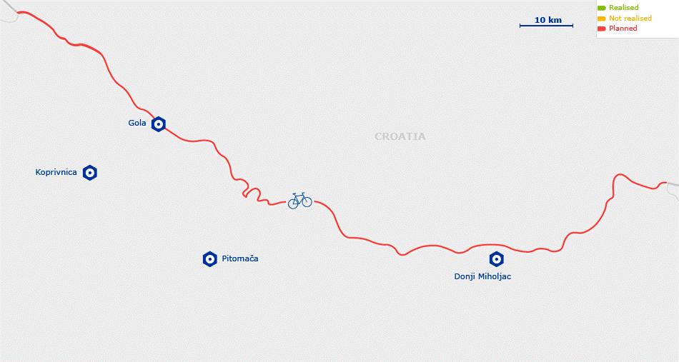 Eurovelo ruta br. 13 / Eurovelo 13 útvonal / Eurovelo route number 13 < 7 000 km od Barentsovog mora na sjeveru do Crnog mora na jugu.