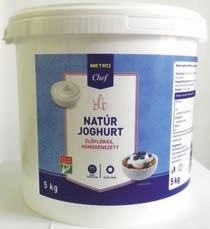 NATÚR JOGHURT 5 kg/db gyűjtő ár/db: 172, 44
