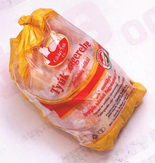 MÉLYHŰTÖTT HÚSOK GYORSFAGYASZTOTT SERTÉS POFA 6 kg/karton kg GYORSFAGYASZTOTT SERTÉS ARANYPECSENYE kg