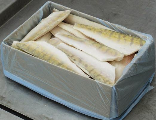 MÉLYHŰTÖTT HALAK BŐRÖS FOGAS FILÉ 170-230 g kb.