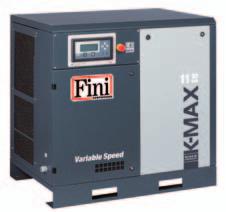 K-MAX szabályozható fordulatszám 7.5-11 - 15 kw MŰSZAKI ADATOK Kód l Típus H Sűrített levegő szállítás (max. / min.) L D kw HP l/perc m 3 /óra c.f.m. bar psi db(a) BSP kg Lbs L x D x H (cm) INVERTERREL SZERELT KIVITEL V51QT97FNM760 K-MAX 7.