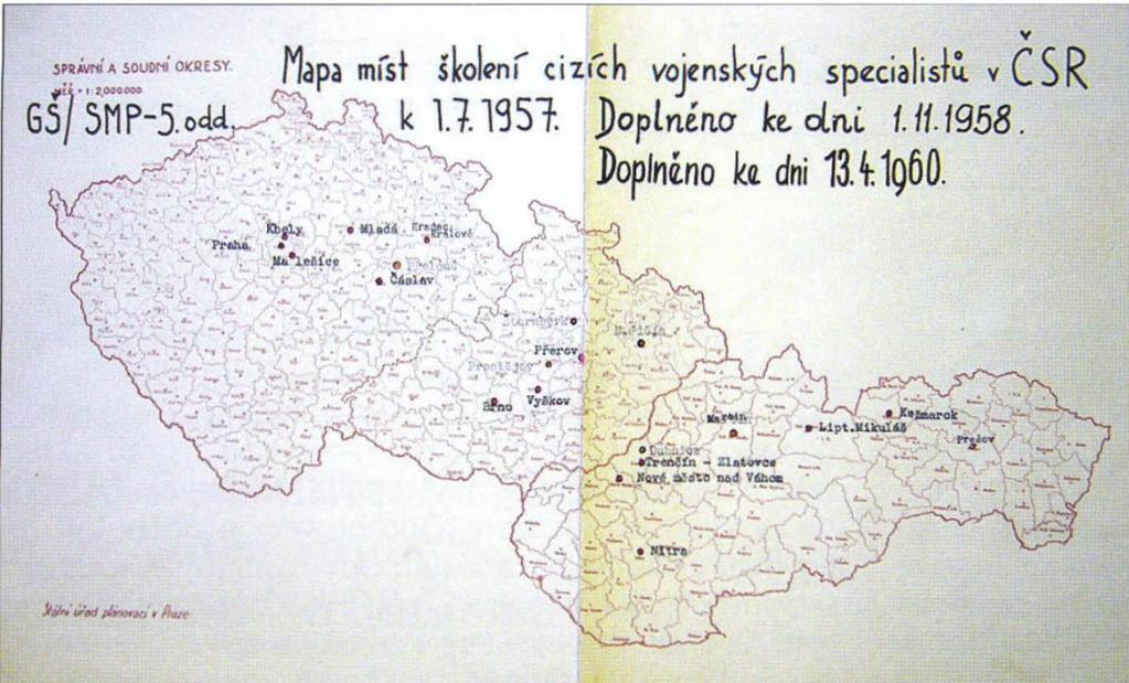 III. Külföldi katonai szakértők kiképzése a Csehszlovák Köztársaságban 1957. július 1- jéig. Újabb kiegészítések: 1958. november 1-jéig és 1960. április 13-ig.