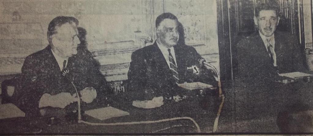 l.) Antonín Novotný egyiptomi útja 1966. november 9. és 14. között.